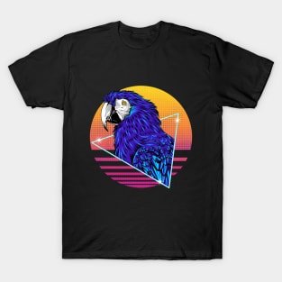 Macaw Parrot Retro T-Shirt